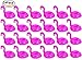Yourrs 24 pcs Pink Flamingo Drink Pool Float, Flamingo Inflatable Drink Coasters Holder Floating Can Coke Cup Stand Station Pool Swim Floats for Water Fun Kids Bath, Pool Beach Parties