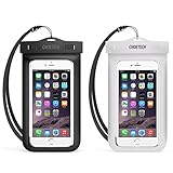 Universal Waterproof Case, CHOE 2Pack Clear Transparent Cellphone Waterproof, Dustproof Dry Bag With Neck Strap for iphone 7, 7 Plus, 6S, 6S Plus, and All Devices Up to 6 Inches