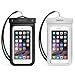 Universal Waterproof Case, CHOE 2Pack Clear Transparent Cellphone Waterproof, Dustproof Dry Bag With Neck Strap for iphone 7, 7 Plus, 6S, 6S Plus, and All Devices Up to 6 Inches