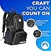 Roam Packable Backpack – Lightweight Foldable Daypack Water-Resistant, 25L, – Durable Tear-Resistant Nylon Weave – Daypack for Travel, Hiking, Backpacking, Camping, Outdoors, Beach,