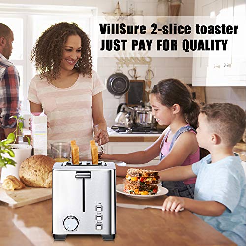 5 VillSure+Stainless+Toasters+Function+Removable