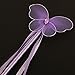 kilofly 6 Sets Angel Butterfly Wings Fairy Wands Princess Dress Up Costume
