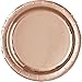 Rose Gold Party Supplies Elegant Foil Paper Plates, Napkins, Cocktail Napkins, Paper Cups for 16 People