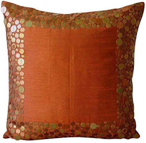 Amazon Com The Homecentric Luxury Rust Throw Pillows For Couch