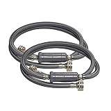 DANCO HammerSTOP Technology Washing Machine Connector Hose, Universal, 60-inch Length with 3/8 inch ID x 3/4 inch FGHT x 3/4 FGHT, 2 Count (10744X)