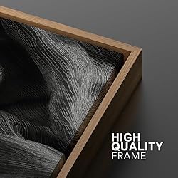 MUDECOR Framed Canvas Print Wall Art Set Black and