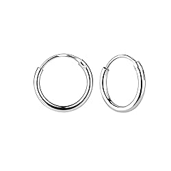 Cherished Moments Sterling Silver 10mm Endless Hoop