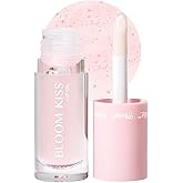 Miss Lil USA Bloom Kiss Lip Oil, Nourishing Hydrating High-Shine Lip Oil Gloss, Lightweight Non-Sticky Formula for Soft Glossy Lips, Vegan & Cruelty-Free (Rose)