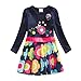 VIKITA 2017 NEW Kid Girl Cotton Flower Dress Long Sleeve LH5868 For 3-8 Years
