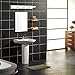 mirrea 24in Modern LED Vanity Light in 4 Lights Stainless Steel and Acrylic 21w Cold White 5000K