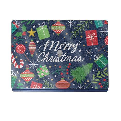 Glossy Glitter Laptop Skin Compatible with Alienware 16/16X Aurora (2025) - Mer…