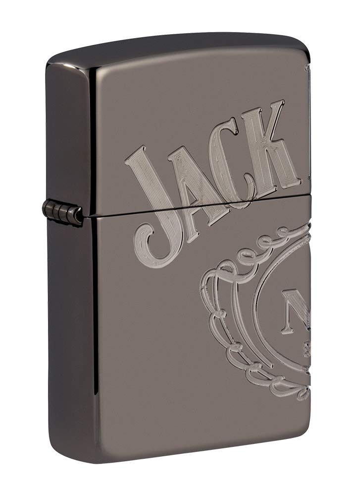 ZIPPO – Black Ice - Jack Daniels, Multi Cut, Armor - gasoline Windproof lighter, refillable, in gift box