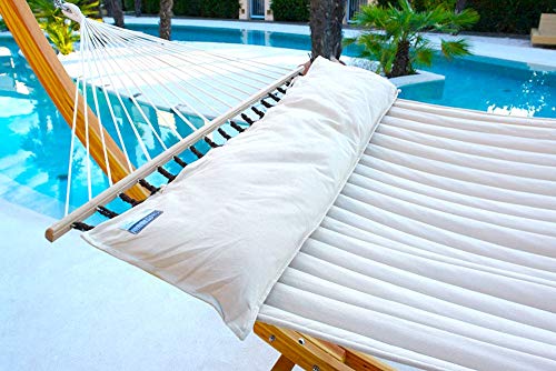 Lola Luxus Stab Hängematte gefüttert American Hammock Lifestyle COFEA Crema – Bild 3