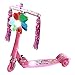 erioctry Childrens Bike Handlebar Streamers/Bicycle Grips Sparkle Retro Pom Pom Tassels/Trike Scooter Handgrip Colorful Ribbons/Baby Carrier Accessories