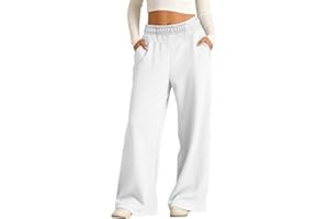 Baggy Wide Leg Sweatpants for Girls Elastic Waist School Sweat Pants Teen Kids Trendy Straight Cotton Casual Joggers