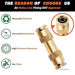 HaSaoMoi 3/8" Dot Push-To-Connect Fittings