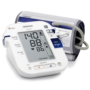 Omron M10-IT Upper Arm Blood Pressure Monitor with Dual-User Facility and Dual-Size Cuff