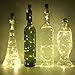 Wine Cork Lights, Anipopy 6 Pack Rechargeable Bottle Fairy String Lights with 15 LED for DIY, Party, Decor, Christmas, Halloween,Gift,Wedding (Warm White)