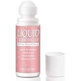 Body Adhesive for Clothing Roll-On 2.54 Oz – Sweat Resistant & Long Lasting Body Glue for Clothes for Dancers, Stagewear, Wigs, Socks, Bras & Costumes