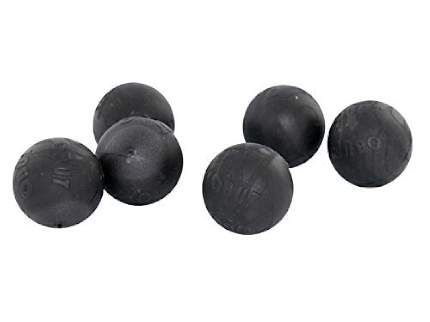 Obut 6 Black Magnetic Goals - Resin, Composite - Certified Competition - Accessoire Pétanque
