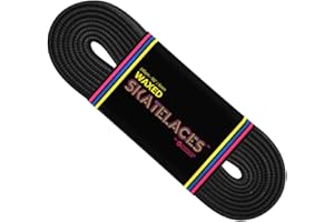 Bont Skates Waxed Laces - 6mm & 8mm - 47" 71" 79" 96" 108" - Midnight Black
