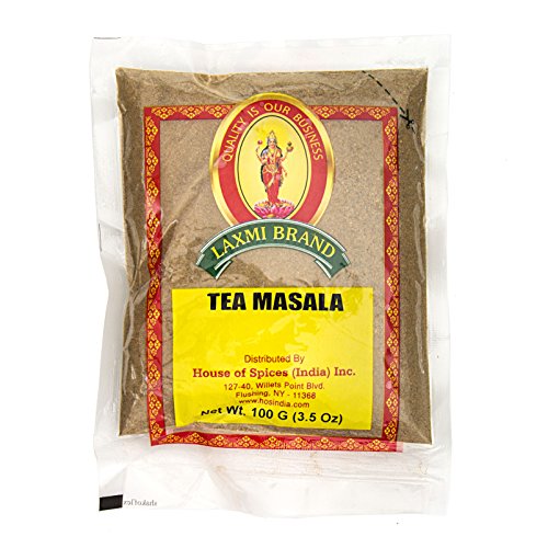 Laxmi Natural Tea Masala - Traditional Indian Tea Masala - 3.5oz (100g)