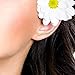 Leaf Studs Ear Crawler Earrings Cuffs Climber Ear Wrap Pin Cute Women Vine Pierced Charms Hoops Jewelry Rose Gold