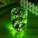 SOLMORE Solar Powered LED String Light, Ambiance Lighting, 17M 100 LED Starry Solar Fairy String Lights for Outdoor, Gardens, Homes, Christmas Party Holiday Landscape Decor Green