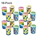 Kicko Mini Kaleidoscope Prism Toy 1.75 Inches - Pack of 16 - Assorted Colors and Designs Mini Prism - for Kids - Party Favors, Bag Stuffers, Fun, Prize