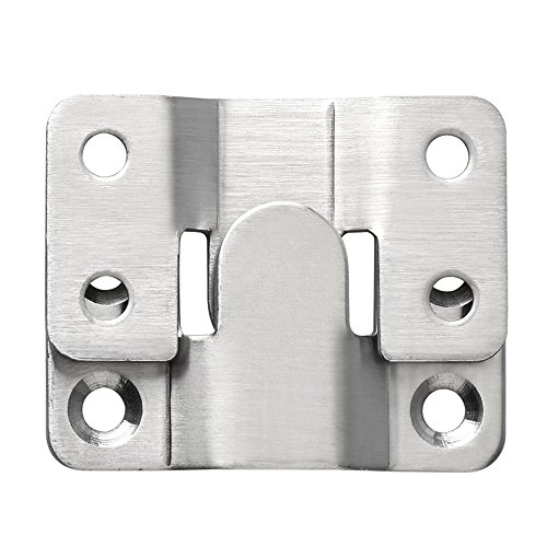 Sayayo Furniture Interlock Style Sectional Sofa Connectors Bracket Mural Paintings Hooks, Stainless Steel Brushed Finished, 6 Pcs, AL808XP6