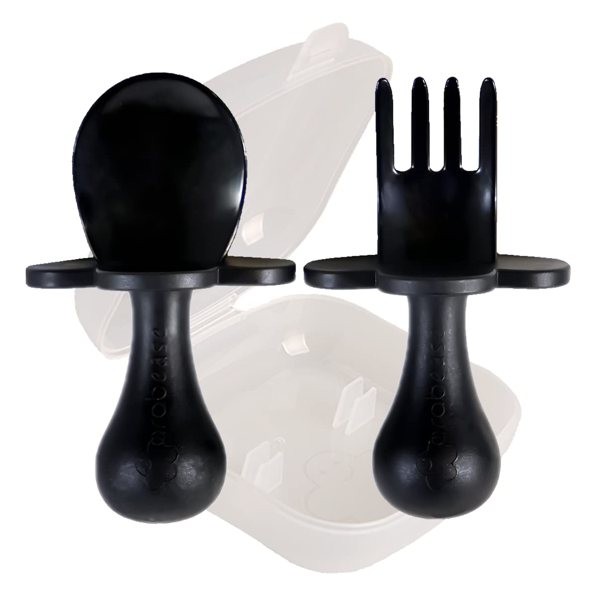 Grabease Sel-Feeding Cutlery, Black, 0.2 kg