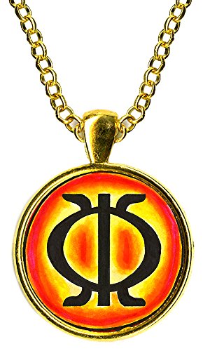 Adinkra Wawa ABA for Hardiness, Toughness, Perseverance Gold Pendant