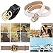 Luxury Leather Belt Women Waist Belt for Pants Jeans Dresses Light Coffee 100 cm
