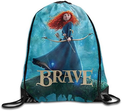 Brave Princess Merida Drawstring Backpack Sack Bag