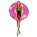 Pool Candy Pink Confetti Holographic Glitter Giant Pool Tube Float