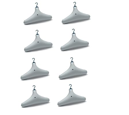 Kleiderbügel 434 aufblasbar 8 Stück in weiss 48 x 26 cm 8 Stück