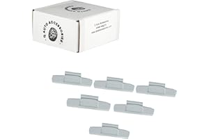 Q-AutoAccessories FN style 1.25 oz, Wheel Balancing Clip on, Hammer on Wheel Weights, coated (lead free) (25 pcs/box) (Q-AA-C