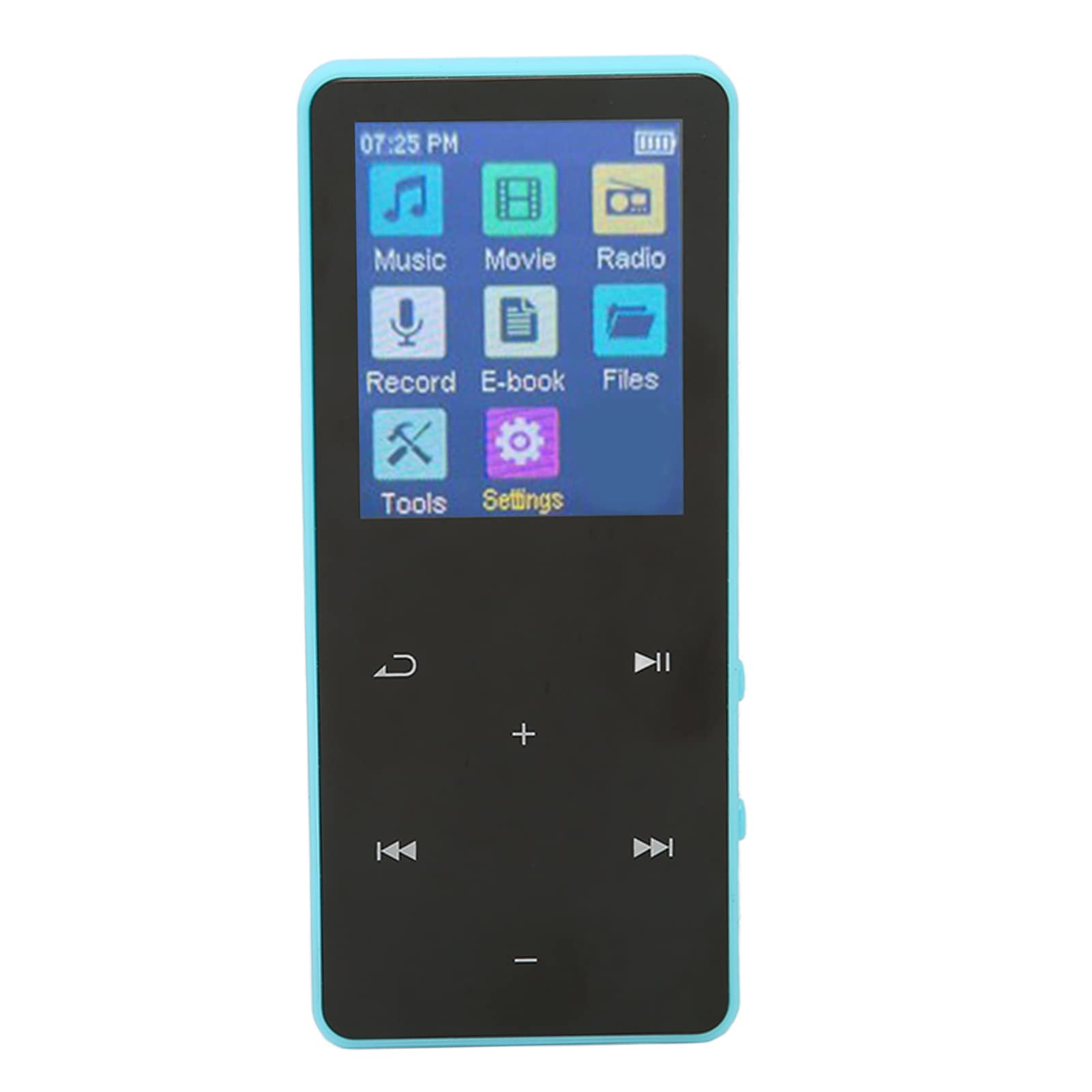 8GB Mp3 Player with Bluetooth, Music Player for Kids Students Seniors, Digital Audio Players Portable HiFi Sound Mp3 Music Player, Gifts (Blue)