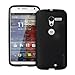Fosmon DURA FROST Series Flexible SLIM-Fit TPU Case for Motorola Moto X 1st Generation (Black)