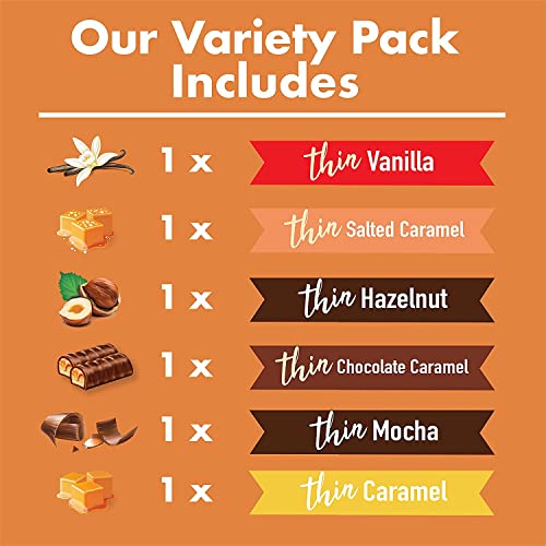 Matteo's Barista Style Sugar Free Coffee Syrup 6 Flavor Variety Pack