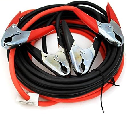 25ft 2 GA Booster Jumper Cables Auto Car Jumping Cables Heavy Duty Gauge Set,NEW
