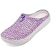 welltree Unisex Women's Men's Garden Clog Shoes Quick Drying Slippers Sandals 7 US Men / 9 US Women Purple/40