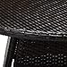 Christopher Knight Home Kanza Outdoor Brown Wicker Round Dining Table