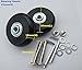 2 Set Luggage Suitcase Replacement Wheels , Bearings Repair Set for Luggage Kits