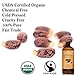Organic Castor Oil 16 oz USDA Certified Organic, By Mary Tylor Naturals, Premium Grade, Cold Pressed, 100% Pure, Amazing Moisturizer for Skin Hair, Eyelashes Eyebrows and Hair Growth