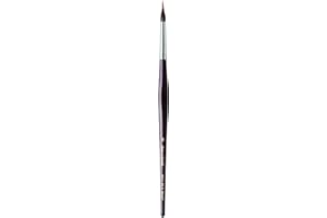 da Vinci Watercolor Series 5519 Maestro Paint Brush, Long Needle-Sharp Liner Kolinsky Red Sable with Kazan Squirrel Body, Size 8 (5519-8)