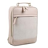 Copi Women's Simple Design Fashion Backpacks One Size Ivory