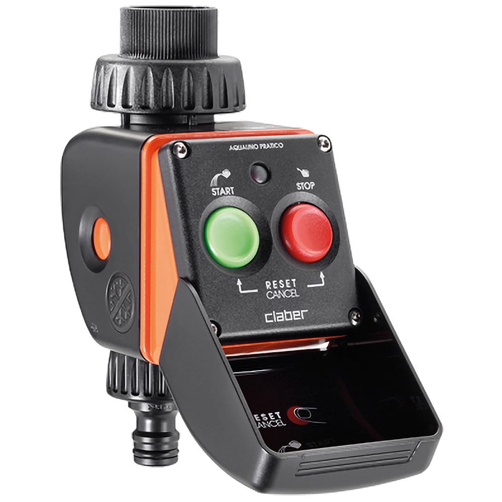 Claber 53921 8425 Aquauno programmer (black/orange)