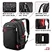 Laptop Backpack - Anti Theft Backpack Waterproof Rain Cover - SWISS Design RFID Blocking - USB Charging Port - Business College Travel School Backpack - Black Backpack for Men Women 15.6 inch