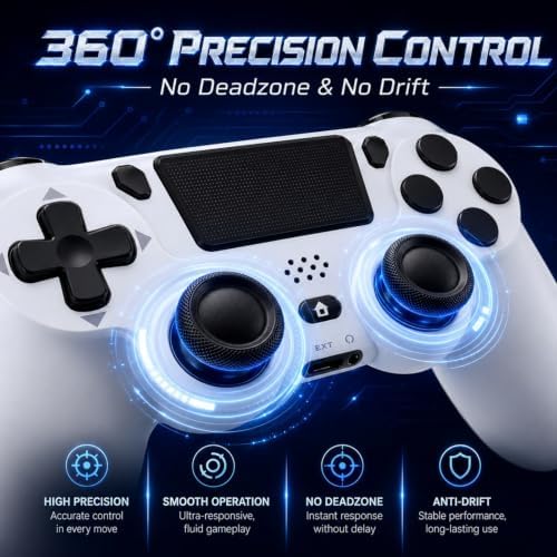 Wireless Controller für PS4 Controller, mit USB-C-Anschluss